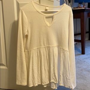 White blouse with tags